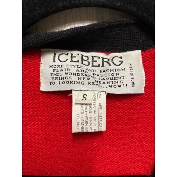 Iceberg Made In Italy Size Small Sweater Vest 101 Dalmatians Disney Wool - Picture 2 of 10